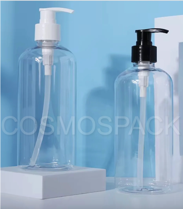 Bouteille PET - POMPE EN PLASTIQUE